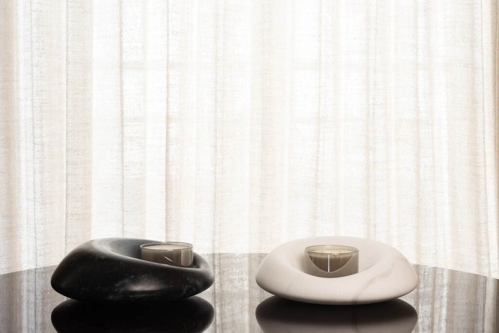 2023 OOumm CETUS GREEN, CALACATTA WITH CANDLE